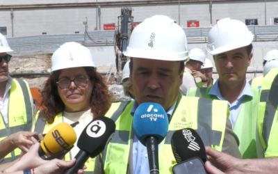 Las obras de la Estación Central del TRAM cumplen plazos