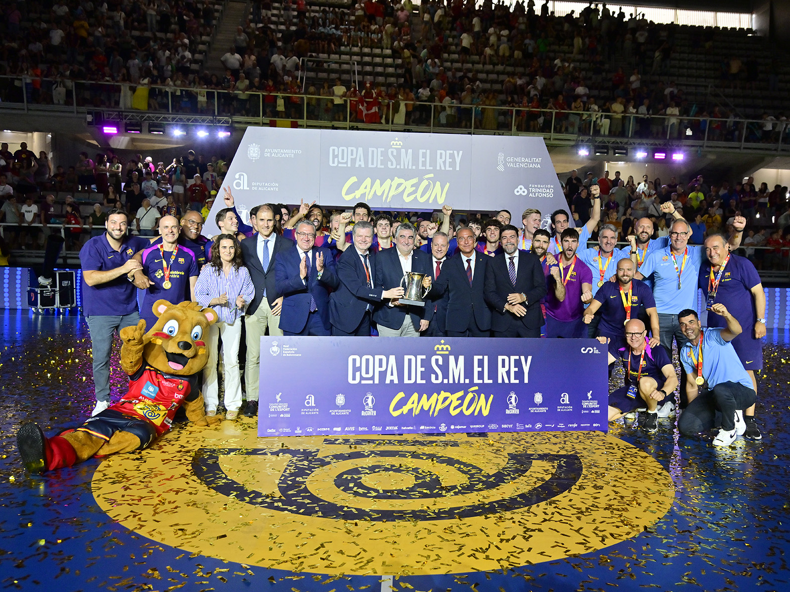 El Barça se corona rey de la Copa en Alicante