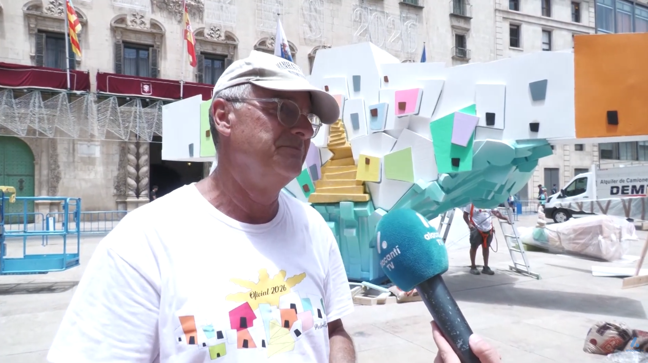 Pedro Espadero: «Me gustaría plantar la Hoguera del Centenario»