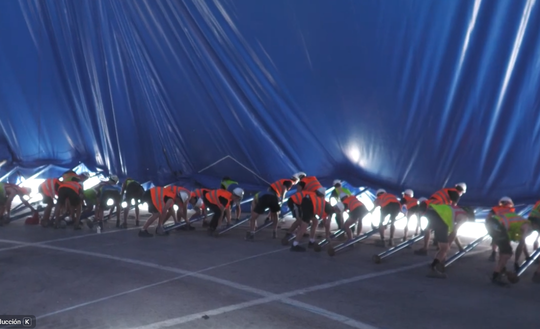La Gran Carpa del Cirque du Soleil ya se levanta en la Playa de San Juan