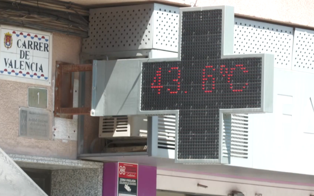 Continúa la alerta por calor e incendios en la Comunitat Valenciana