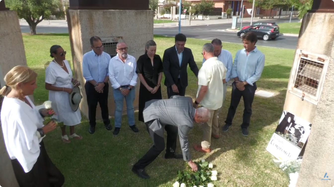 Alicante recuerda a Miguel Ángel Blanco y las víctimas del terrorismo