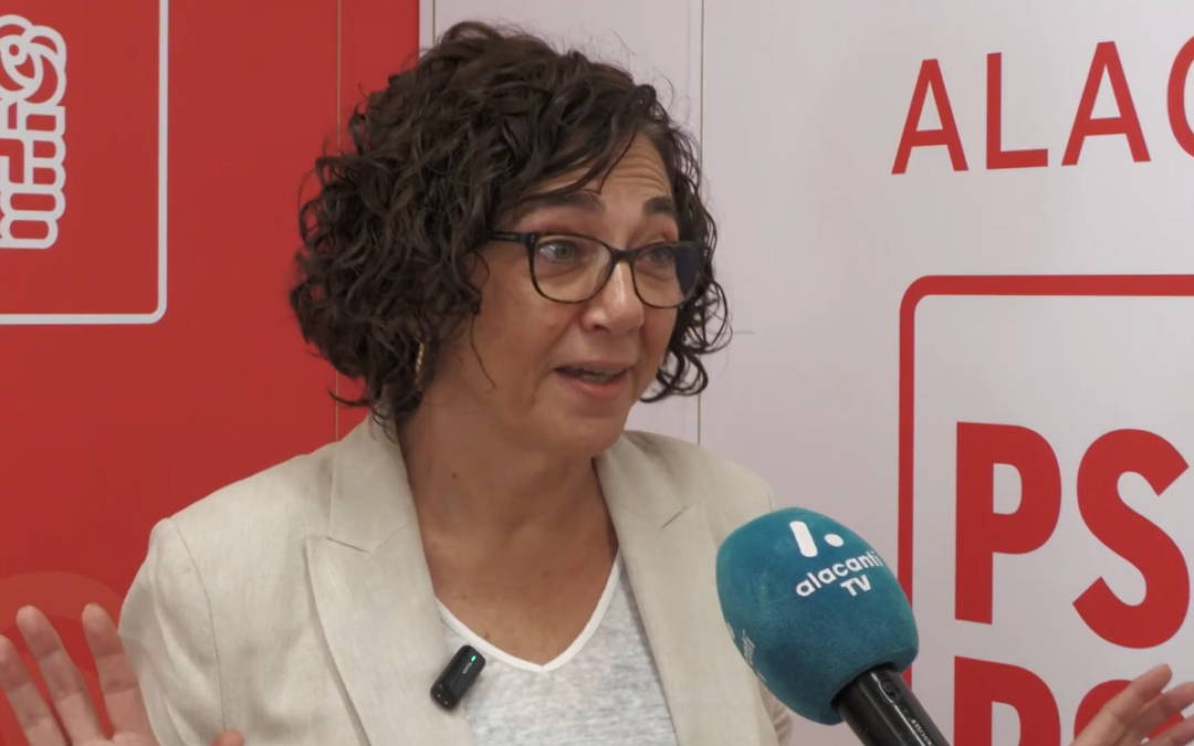 Trini Amorós, portavoz del PSOE en Alicante: «Tenemos muchos retos por delante»