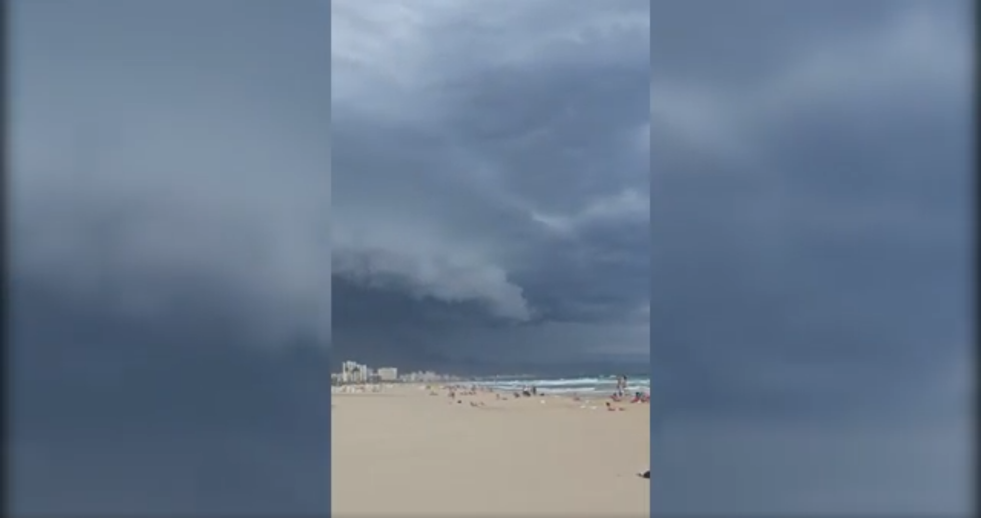 La comarca dice adiós al calor de verano con fuertes lluvias y un bajón de temperaturas
