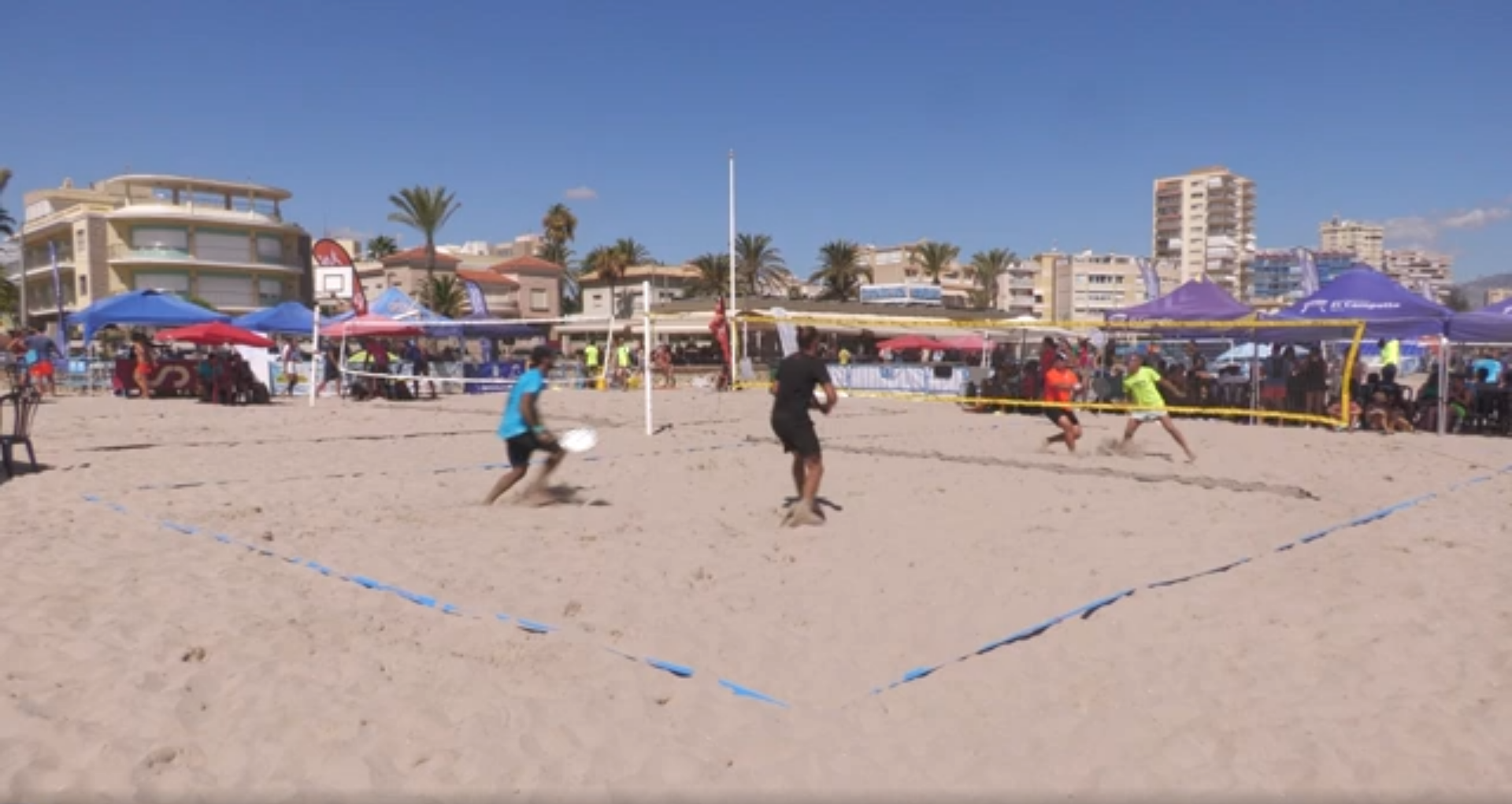 300 jugadores se reúnen en Muchavista para el Circuito Nacional del Beach Tennis